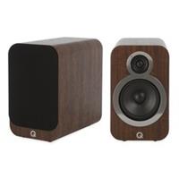 Nearly New - Q Acoustics 3020i Bookshelf Speakers - English Walnut