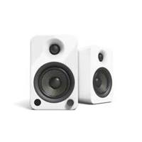 Kanto YU4 Powered Speakers with Bluetooth and Built-in Phono Preamp -Gloss White