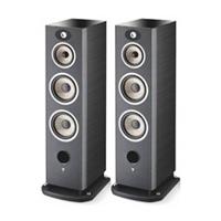 Manufacturer Refurbished - Focal Aria 948 Dark Ebony 3-Way Floorstanding Loud...