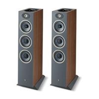 Manufacturer Refurbished - Focal Theva N3-D Floorstanding Speakers - Dark Wood