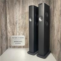 Pre-Loved - KEF LS60 Wireless Floorstanding Speakers - Carbon Black