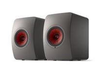KEF LS50 Wireless II Wireless Bookshelf Speakers - Titanium Grey