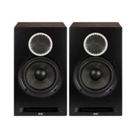 Elac Debut Reference DBR62 Bookshelf Speakers - Black / Walnut