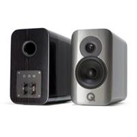 Q Acoustics Concept 300 Bookshelf Speakers - Silver/Ebony