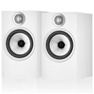 Bowers & Wilkins 606 S2 Anniversary Edition Standmount Loudspeakers - Matte W...