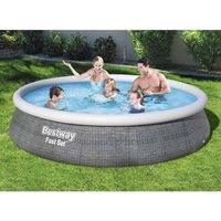 13''x 33'' Rattan Fast Set Pool Set - Rattan Direct