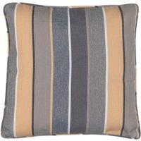 Premium Scatter Cushion in Grey Multistripe - Rattan Direct