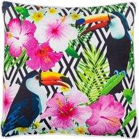 Premium Scatter Cushion in Toucan Print - Rattan Direct