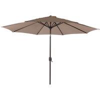 Market Parasol in Brown - Rattan Direct