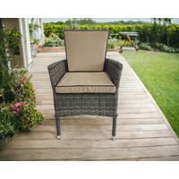 Back Cushion for Cambridge stackable Chair in Coffee Cream - Cambridge - Rattan Direct