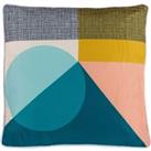 Premium Scatter Cushion in Multi coloured geometric - Rattan Direct
