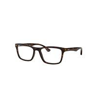 Ray-Ban Eyeglasses Unisex Rb5279 Optics - Dark Havana Frame Clear Lenses 55-18
