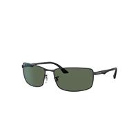 Ray-Ban Sunglasses Rb3498 - Black Frame Green Lenses 61-17