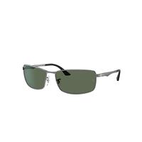 Ray-Ban Sunglasses Man Rb3498 - Gunmetal Frame Green Lenses 64-17