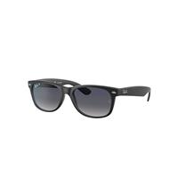 Ray-Ban Sunglasses Unisex New Wayfarer Classic - Black Frame Blue Lenses Polarized 52-18