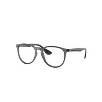 Ray-Ban Eyeglasses Woman Erika Optics - Grey Frame Clear Lenses 51-18