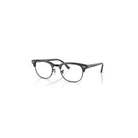 Ray-Ban Eyeglasses Unisex Clubmaster Optics - Black Frame Demo Lens Lenses Polarized 49-21