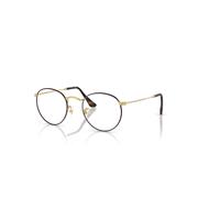 Ray-Ban Eyeglasses Unisex Round Metal Optics - Matt Arista Gold Frame Clear Lenses 47-21