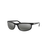 Ray-Ban Sunglasses Unisex Predator 2 - Black Frame Grey Lenses Polarized 62-19