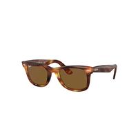 Ray-Ban Sunglasses Unisex Original Wayfarer Classic - Striped Havana Frame Brown Lenses 50-22