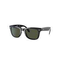 Ray-Ban Sunglasses Man Wayfarer Folding Classic - Black Frame Green Lenses 54-20