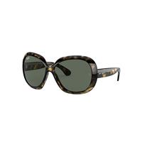 Ray-Ban Sunglasses Woman Jackie Ohh II - Light Havana Frame Green Lenses 60-14