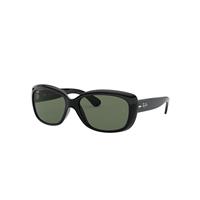 Ray-Ban Sunglasses Woman Jackie Ohh - Black Frame Green Lenses 58-17