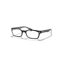 Ray-Ban Eyeglasses Unisex Rb5150 Optics - Black Frame Clear Lenses 52-19