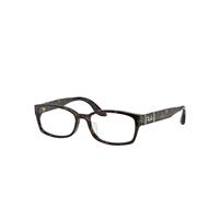 Ray-Ban Eyeglasses Unisex Rb5198 Optics - Tortoise Frame Clear Lenses 53-16