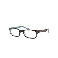 Ray-Ban Eyeglasses Unisex Rb5150 Optics - Tortoise Frame Clear Lenses 50-19