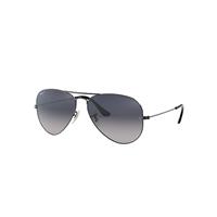 Ray-Ban Sunglasses Unisex Aviator Gradient - Gunmetal Frame Blue Lenses Polarized 55-14