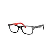 Ray-Ban Eyeglasses Unisex Rb5228 Optics - Black Frame Clear Lenses 53-17