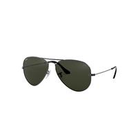 Ray-Ban Sunglasses Unisex Aviator Classic - Gunmetal Frame Green Lenses 58-14