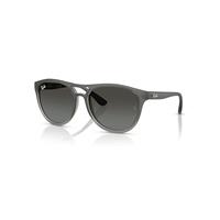 Ray-Ban Sunglasses Man Brad - Rubber Grey On Clear Grey Frame Grey Lenses 58-17