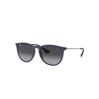 Ray-Ban Sunglasses Woman Erika Color Mix - Blue Frame Grey Lenses 54-18