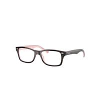 Ray-Ban Eyeglasses Children Rb1531 Optics Kids - Havana On Opal Pink Frame Clear Lenses 48-16