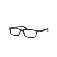 Ray-Ban Eyeglasses Unisex Rb5277 Optics - Black Frame Clear Lenses 54-17