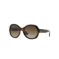 Ray-Ban Sunglasses Woman Rb4191 - Tortoise Frame Grey Lenses Polarized 57-19
