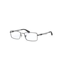 Ray-Ban Eyeglasses Unisex Rb6275 Optics - Gunmetal Frame Clear Lenses 52-17