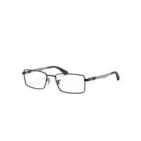 Ray-Ban Eyeglasses Unisex Rb6275 Optics - Gunmetal Frame Clear Lenses 54-17