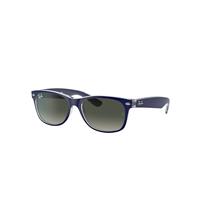 Ray-Ban Sunglasses Unisex New Wayfarer Color Mix - Blue Frame Grey Lenses 52-18