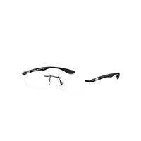 Ray-Ban Eyeglasses Unisex Rb8724 Optics - Black Frame Clear Lenses Polarized 54-17