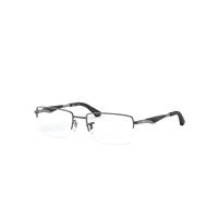 Ray-Ban Eyeglasses Unisex Rb6285 Optics - Gunmetal Frame Clear Lenses Polarized 53-18