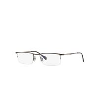 Ray-Ban Eyeglasses Man Rb6291 - Brown Frame Clear Lenses Polarized 52-19