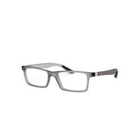 Ray-Ban Eyeglasses Unisex Rb8901 Optics - Gunmetal Frame Clear Lenses Polarized 53-17