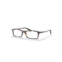 Ray-Ban Eyeglasses Unisex Rb7017 Optics - Gunmetal Frame Clear Lenses 56-17