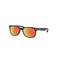 Ray-Ban Sunglasses Children New Wayfarer Kids - Black Frame Red Lenses 47-15