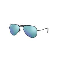 Ray-Ban Sunglasses Children Aviator Kids - Black Frame Blue Lenses 50-13