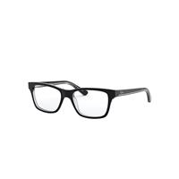 Ray-Ban Eyeglasses Children Rb1536 Optics Kids - Black Frame Clear Lenses Polarized 48-16