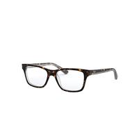Ray-Ban Eyeglasses Children Rb1536 Optics Kids - Dark Havana Frame Clear Lenses Polarized 48-16